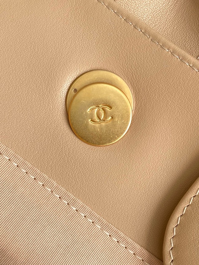 Chanel LARGE SHOPPING BAG Sheepskin A66941 Apricot