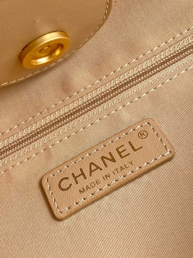 Chanel LARGE SHOPPING BAG Sheepskin A66941 Apricot