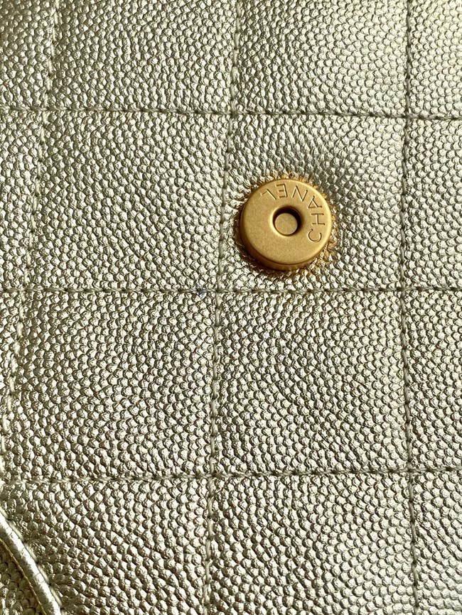 Chanel Grained Calfskin HOBO BAG AS5311 gold