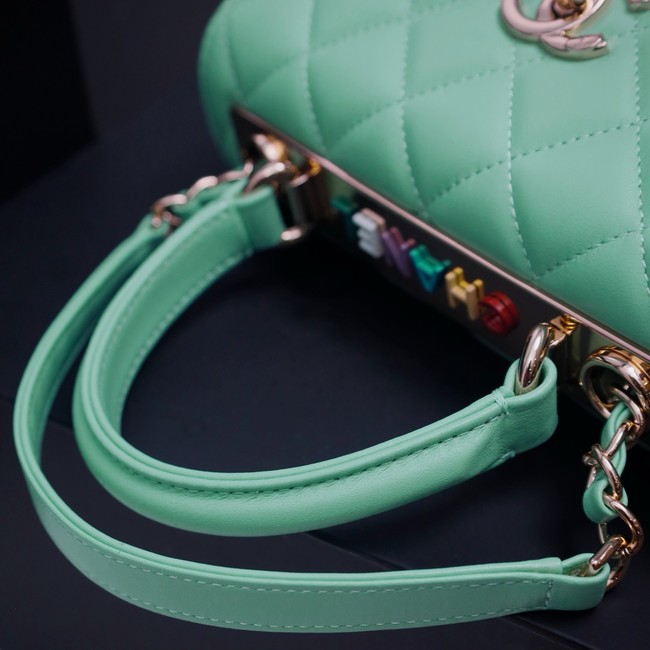 CHANEL mini Flap Bag With Top Handle 4654-8