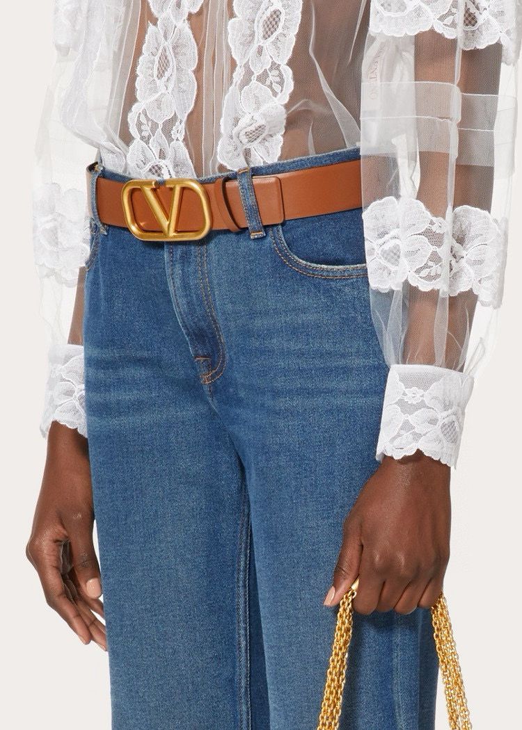 Valentino 40MM Belt VAB00088 Black&Brown