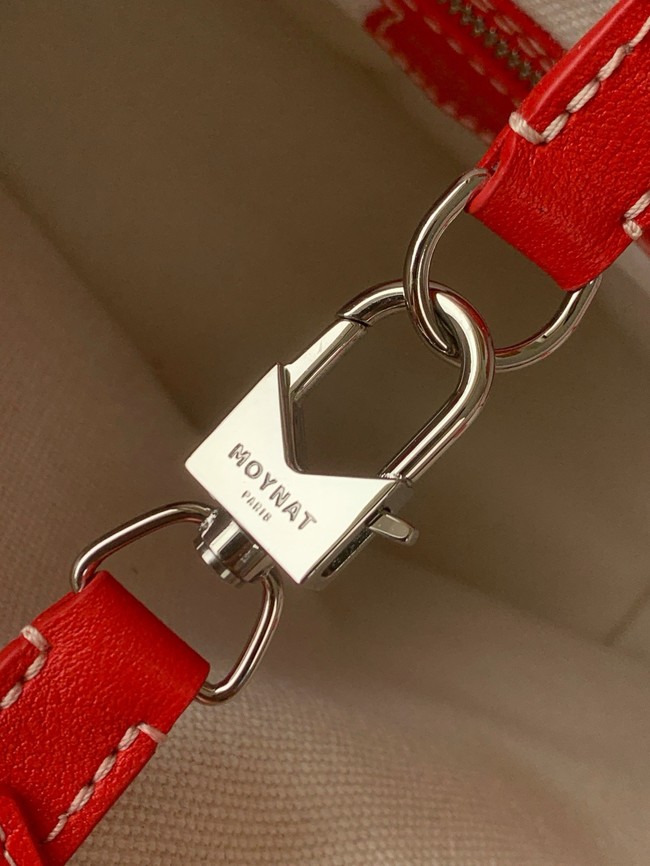 Goyard Calfskin Leather Tote Bag PM M8003 red