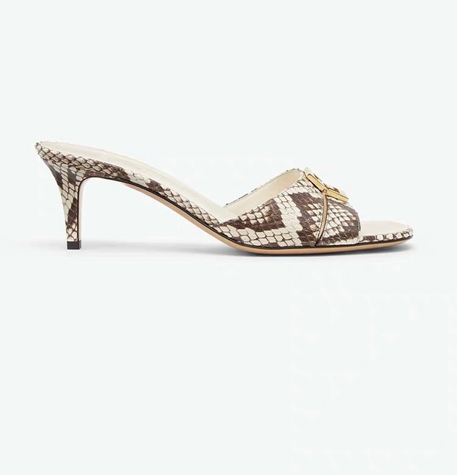 FENDI FFold leather mid-heel sandals 8R8538-1