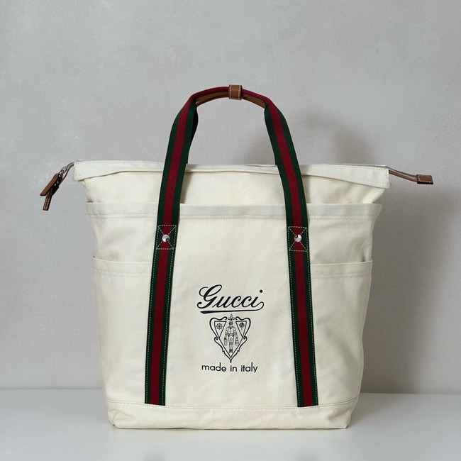 Gucci large tote bag 816863 white