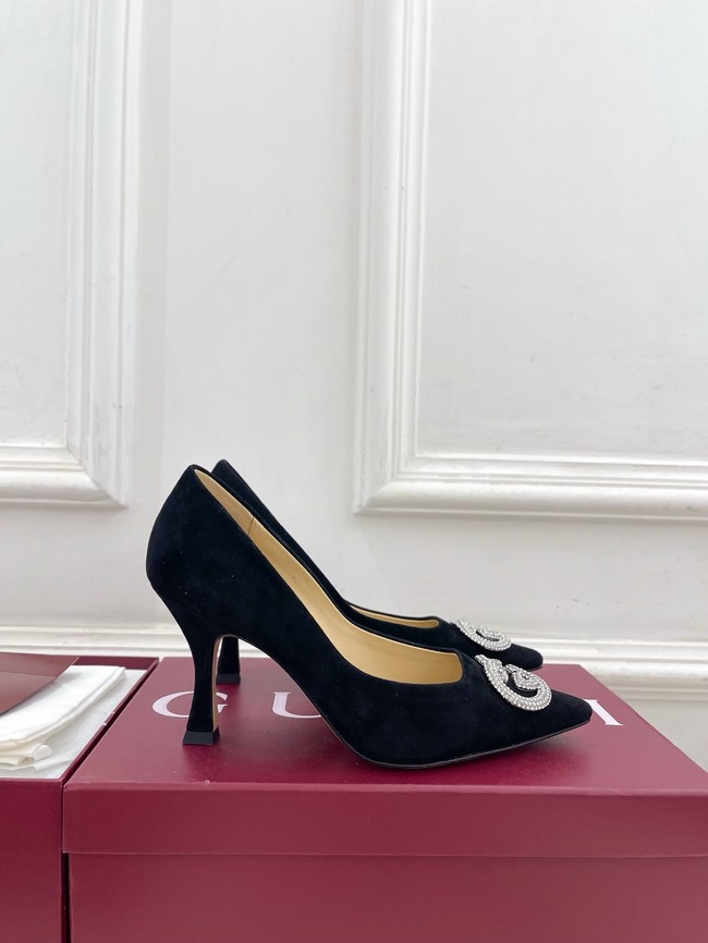 Gucci Womens pump with crystal Interlocking G 852995 -8