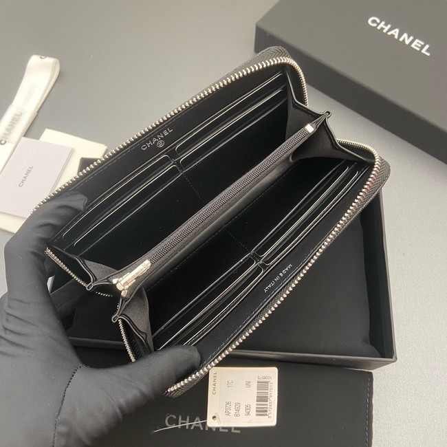 Chanel Classic Zipped Wallet 3726 black