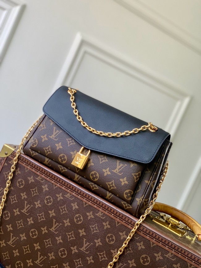 Louis Vuitton Monogram Canvas Shoulder Bag M27067 black