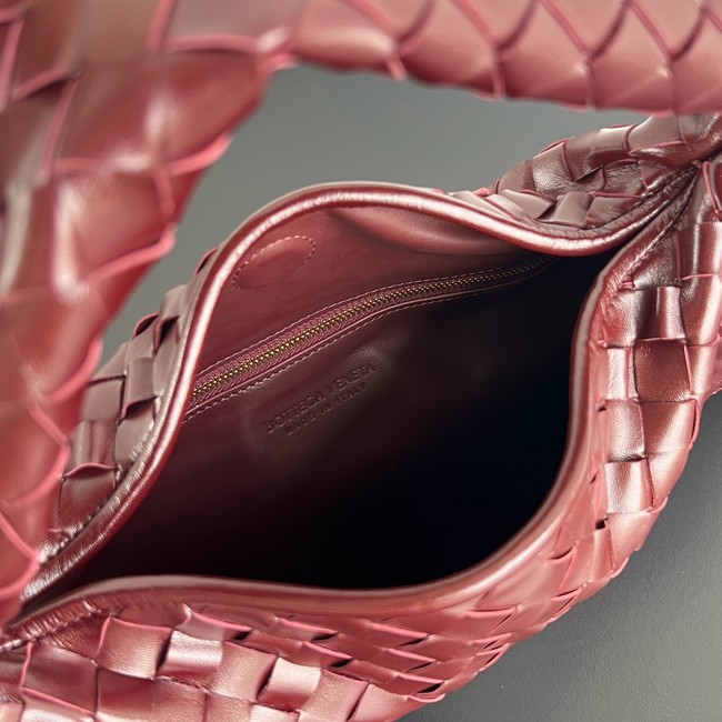 Bottega Veneta Hop calf leather 796262 Dark barolo