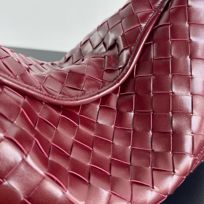 Bottega Veneta Hop calf leather 796262 Dark barolo