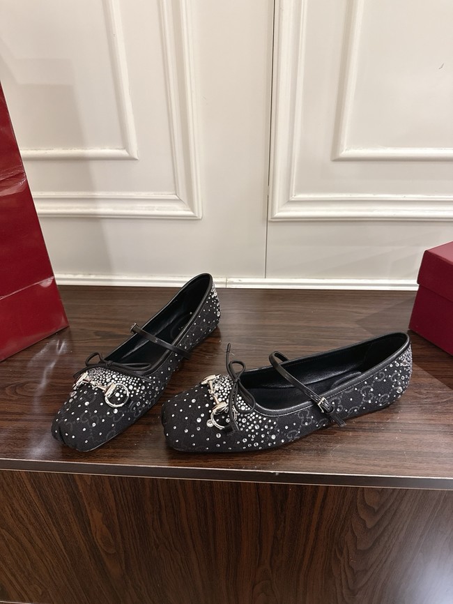 GUCCI Womens Vittoria ballerina 21068-2