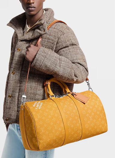 Louis Vuitton Keepall Bandouliere 45 M26868 Safran Yellow Louis Vuitton Keepall Bandouliere 45 M26868 Safran Yellow