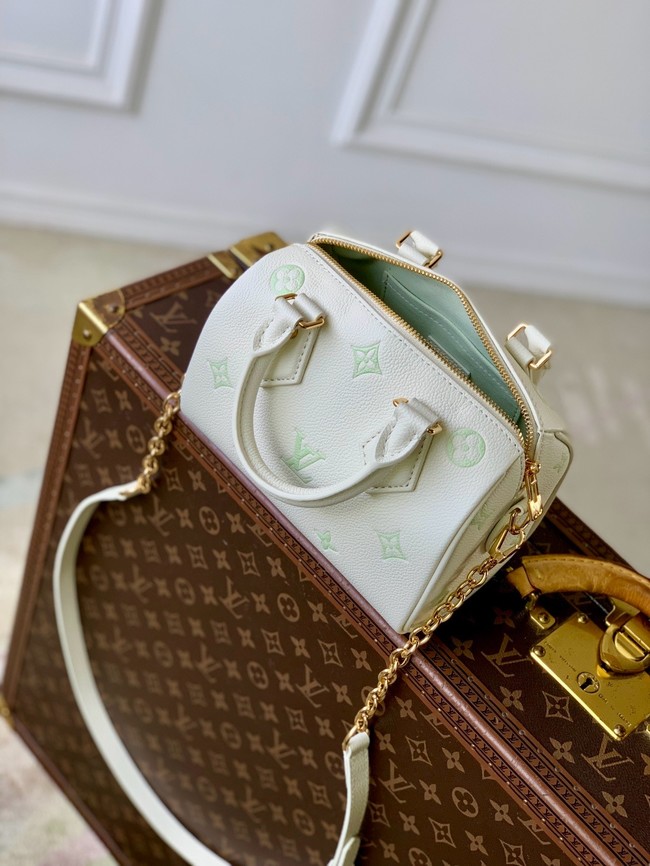 Louis Vuitton NEW Speedy Bandouliere 20 M27572 Green