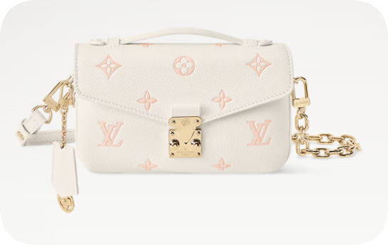 Louis Vuitton Pochette Métis East West M27575 Peach