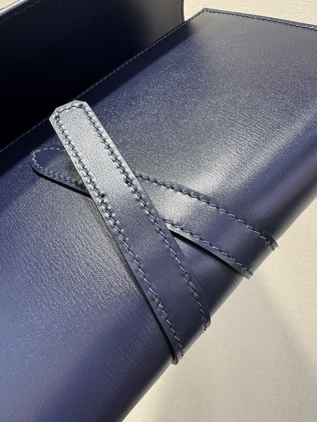 Hermes swift Leather Clutch 37568 dark blue
