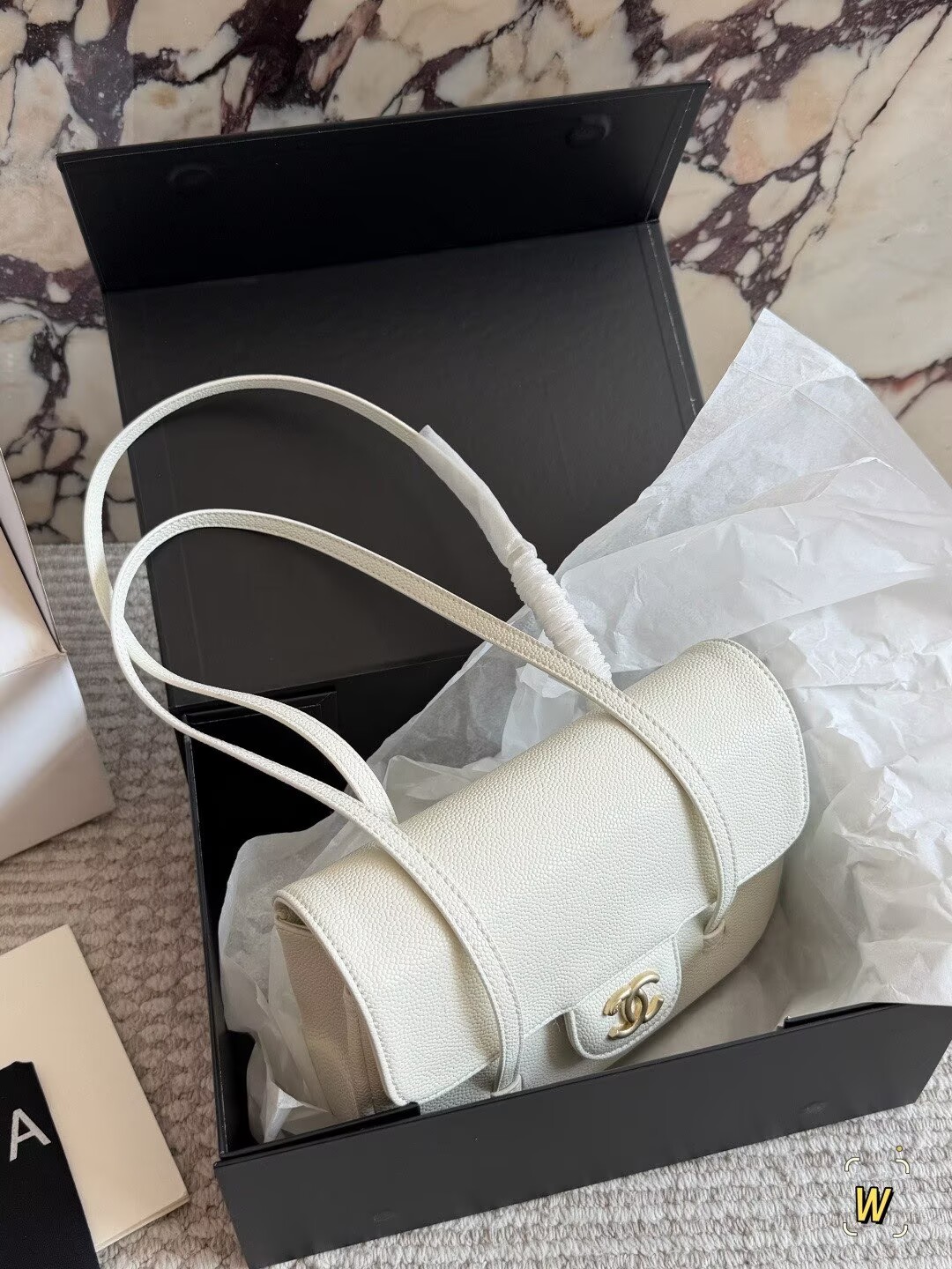 Chanel 26S Preppy Coco Top Handle Bag A53201 White Chanel 26S Preppy Coco Top Handle Bag A53201 White