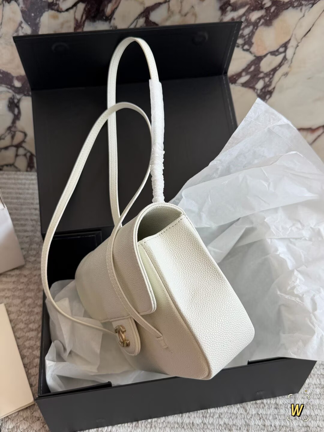 Chanel 26S Preppy Coco Top Handle Bag A53201 White Chanel 26S Preppy Coco Top Handle Bag A53201 White