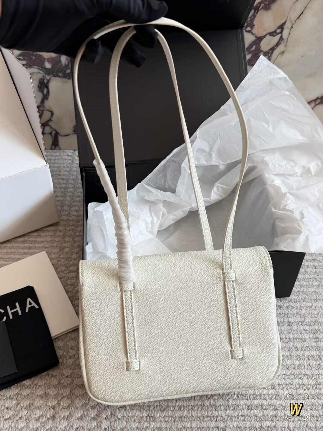 Chanel 26S Preppy Coco Top Handle Bag A53201 White Chanel 26S Preppy Coco Top Handle Bag A53201 White