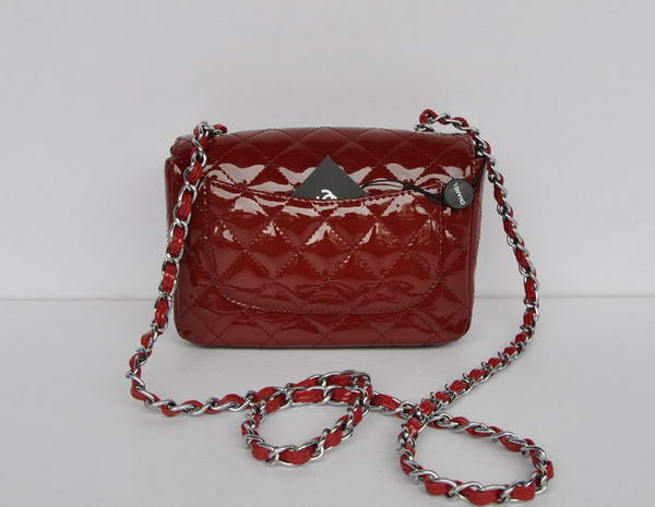 buy Cheap Chanel Classic mini Flap Bag 1115 Bordeaux Patent Silver Hardware buy Cheap Chanel Classic mini Flap Bag 1115 Bordeaux Patent Silver Hardware