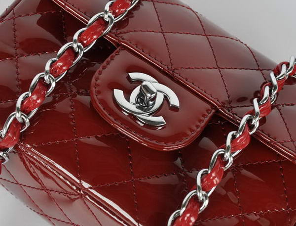 buy Cheap Chanel Classic mini Flap Bag 1115 Bordeaux Patent Silver Hardware buy Cheap Chanel Classic mini Flap Bag 1115 Bordeaux Patent Silver Hardware