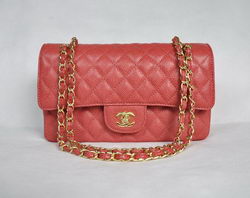 Chanel 2.55 Quilted Flap Bag 1112 Red with Gold Hardware Chanel 2.55 Quilted Flap Bag 1112 Red with Gold Hardware