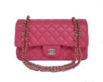 Cheap Chanel 2.55 Series Flap Bag 1112 Rose Sheepskin Leather Silver Hardware Cheap Chanel 2.55 Series Flap Bag 1112 Rose Sheepskin Leather Silver Hardware