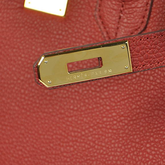 Hermes Birkin 30CM Tote Bags Bordeaux Smooth Leather Gold Hermes Birkin 30CM Tote Bags Bordeaux Smooth Leather Gold