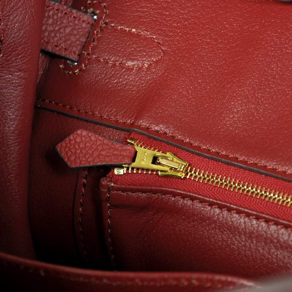 Hermes Birkin 30CM Tote Bags Bordeaux Smooth Leather Gold Hermes Birkin 30CM Tote Bags Bordeaux Smooth Leather Gold