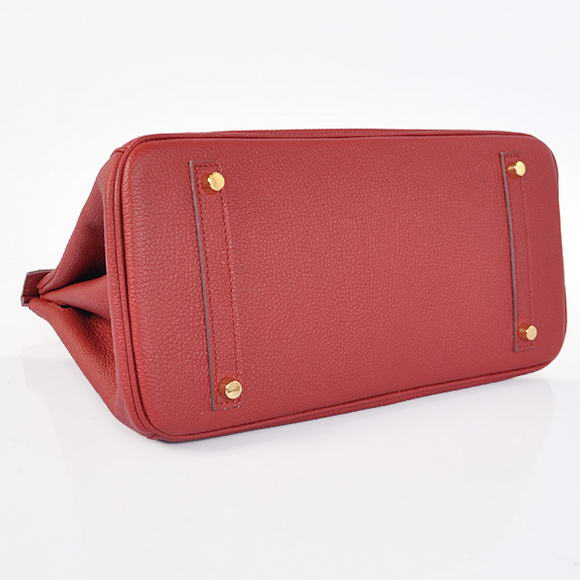 Hermes Birkin 30CM Tote Bags Bordeaux Smooth Leather Gold Hermes Birkin 30CM Tote Bags Bordeaux Smooth Leather Gold