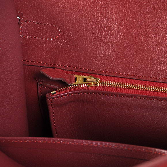 Hermes Birkin 35CM Tote Bags Togo Leather Bordeaux Golden Hermes Birkin 35CM Tote Bags Togo Leather Bordeaux Golden