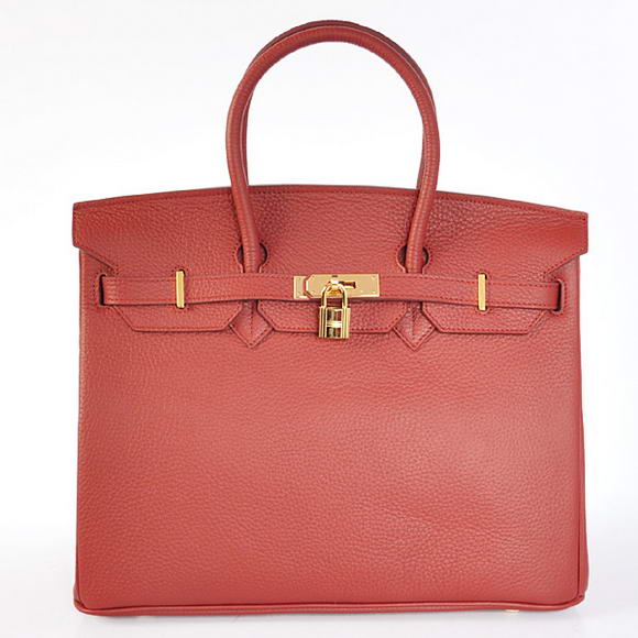 Hermes Birkin 35CM Tote Bags Togo Leather Bordeaux Golden Hermes Birkin 35CM Tote Bags Togo Leather Bordeaux Golden