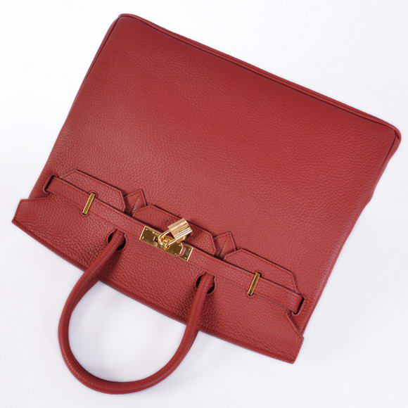 Hermes Birkin 35CM Tote Bags Togo Leather Bordeaux Golden Hermes Birkin 35CM Tote Bags Togo Leather Bordeaux Golden