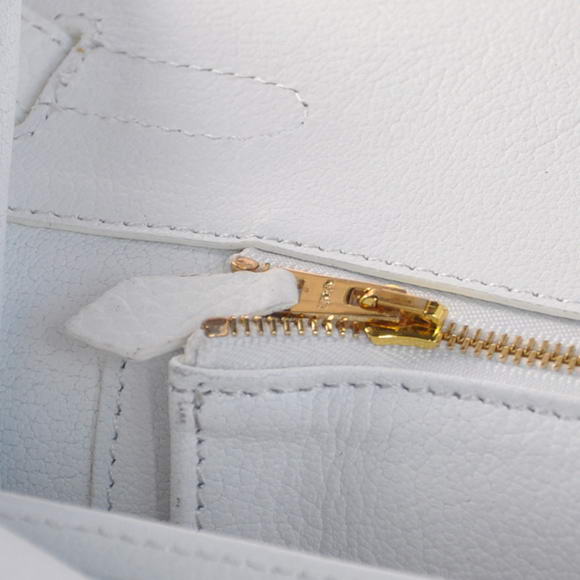 Hermes Birkin 35CM Tote Bags Togo Leather White Golden Hermes Birkin 35CM Tote Bags Togo Leather White Golden