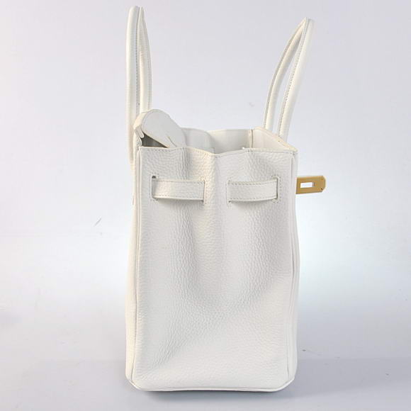 Hermes Birkin 35CM Tote Bags Togo Leather White Golden Hermes Birkin 35CM Tote Bags Togo Leather White Golden