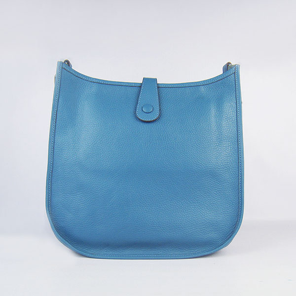 Hermes Cowhide Evelyne Messenger Bag 6309 Blue Hermes Cowhide Evelyne Messenger Bag 6309 Blue