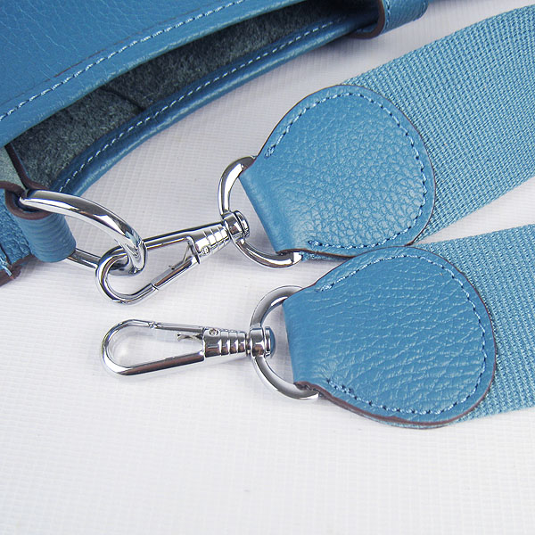 Hermes Cowhide Evelyne Messenger Bag 6309 Blue Hermes Cowhide Evelyne Messenger Bag 6309 Blue