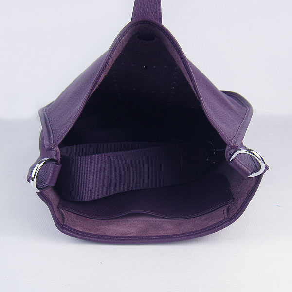 Hermes Cowhide Evelyne Messenger Bag 6309 Purple Hermes Cowhide Evelyne Messenger Bag 6309 Purple