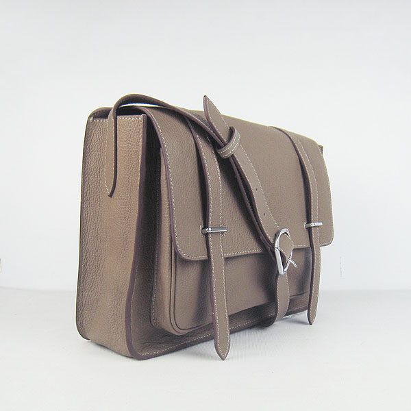 Hermes Jypsiere Togo Leather Messenger Bag H2810 Khaki Hermes Jypsiere Togo Leather Messenger Bag H2810 Khaki