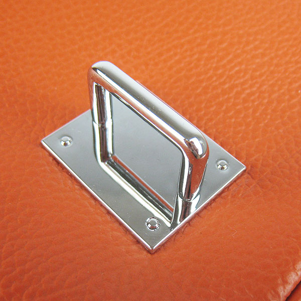 Hermes Jypsiere Togo Leather Messenger Bag H2810 Orange Hermes Jypsiere Togo Leather Messenger Bag H2810 Orange