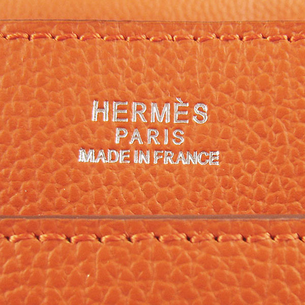 Hermes Jypsiere Togo Leather Messenger Bag H2810 Orange Hermes Jypsiere Togo Leather Messenger Bag H2810 Orange