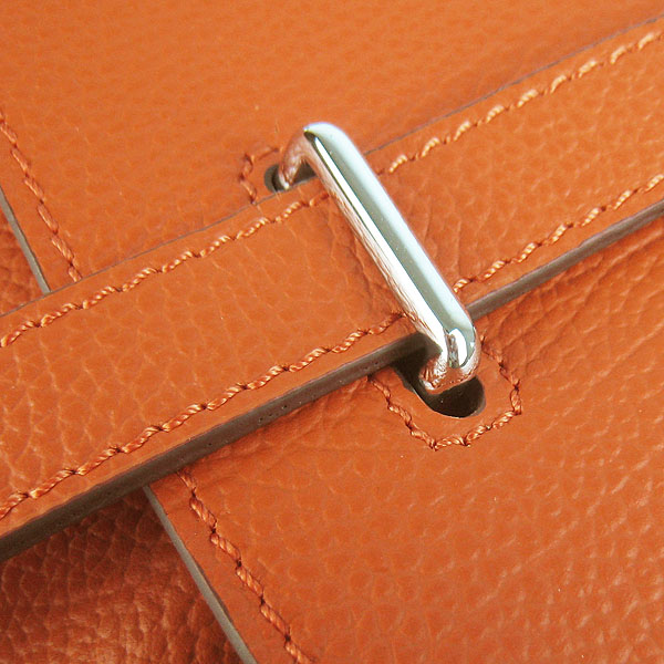 Hermes Jypsiere Togo Leather Messenger Bag H2810 Orange Hermes Jypsiere Togo Leather Messenger Bag H2810 Orange