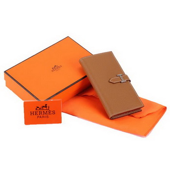 Hermes Bearn Japonaise Bi-Fold A208 Coffee Hermes Bearn Japonaise Bi-Fold A208 Coffee
