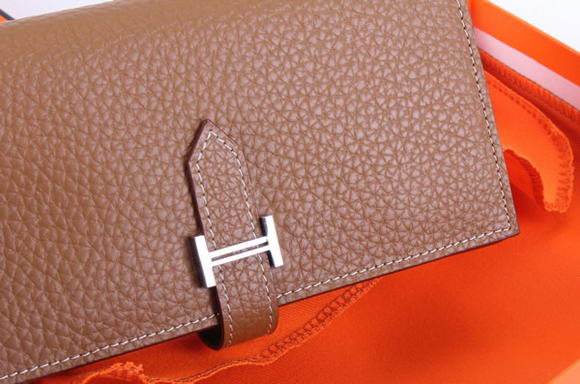 Hermes Bearn Japonaise Bi-Fold A208 Coffee Hermes Bearn Japonaise Bi-Fold A208 Coffee