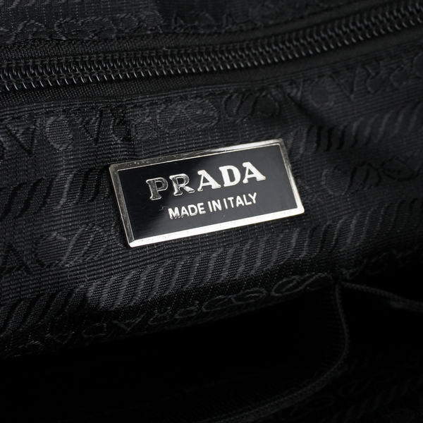 Prada BL0791 Saffiano Calf Leather Top Handle Bag Black Prada BL0791 Saffiano Calf Leather Top Handle Bag Black