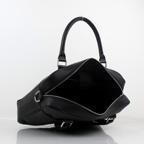 Prada BL0791 Saffiano Calf Leather Top Handle Bag Black Prada BL0791 Saffiano Calf Leather Top Handle Bag Black