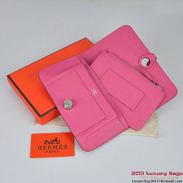 Hermes Dogon Wallet Travel Case H001 Peach Hermes Dogon Wallet Travel Case H001 Peach