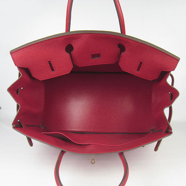 Hermes Birkin 40CM Togo Bag Red 6099 Gold Hermes Birkin 40CM Togo Bag Red 6099 Gold