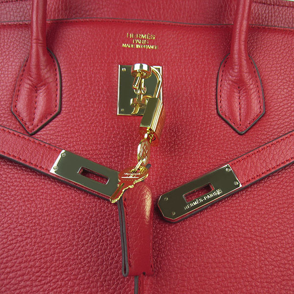 Hermes Birkin 40CM Togo Bag Red 6099 Gold Hermes Birkin 40CM Togo Bag Red 6099 Gold