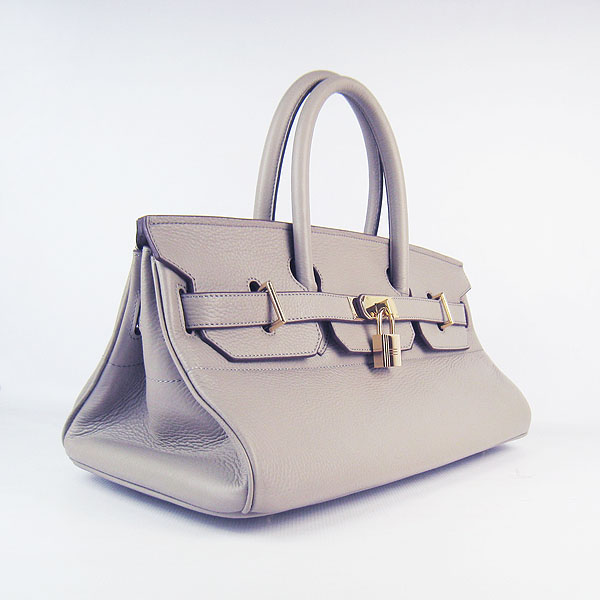 Hermes Birkin 6109 Togo Leather Bag Grey 42cm Gold Hermes Birkin 6109 Togo Leather Bag Grey 42cm Gold
