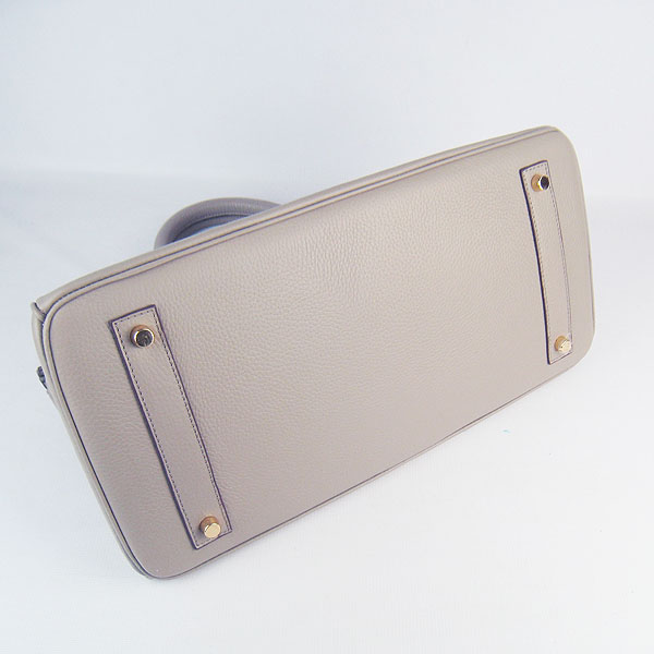 Hermes Birkin 6109 Togo Leather Bag Grey 42cm Gold Hermes Birkin 6109 Togo Leather Bag Grey 42cm Gold