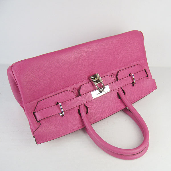 Hermes Birkin 6109 Togo Leather Bag Peachblow 42cm Silver Hermes Birkin 6109 Togo Leather Bag Peachblow 42cm Silver